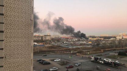 Пожар на Мебельной улице