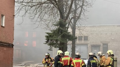 пожар в Невской мануфактуре 