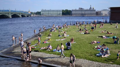 жара в Петербурге 