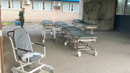 Пожар, эвакуация, Елизаветинская больница