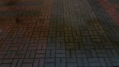 в центре Петербурга выпал мокрый снег