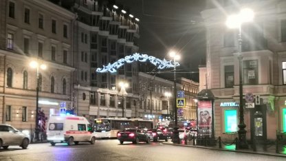пробка на Невском проспекте 