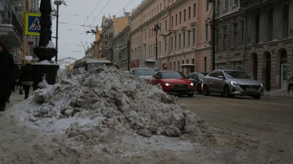 сугробы на невском