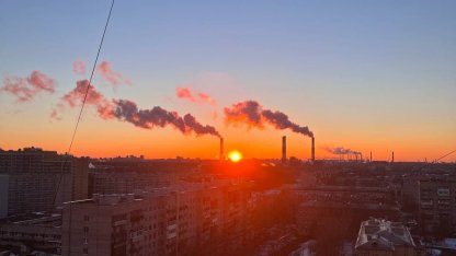закат в Петербурге 