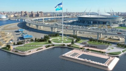 открытые бассейны у Газпром Арены 