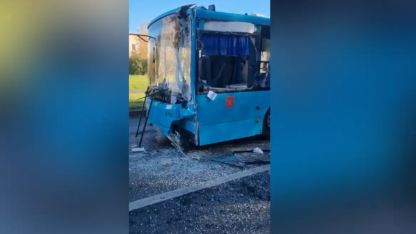дтп с лазурными автобусами на бестужевской