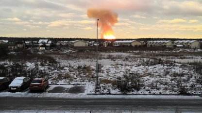 Пожар под Всеволожском