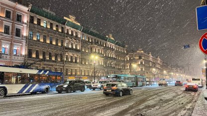 снегопад петербург
