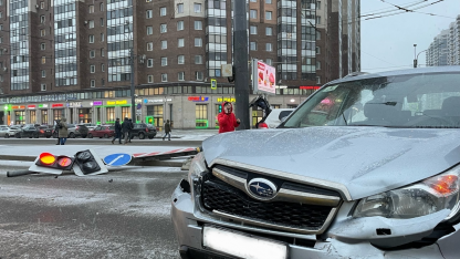снесли светофор