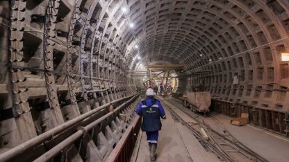 Строительство станции метро ГОРНЫЙ ИНСТИТУТ