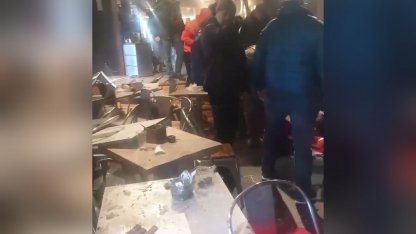 взрыв в кафе