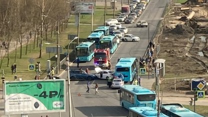 авария с автобусом