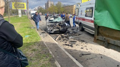Авария с Мерседес