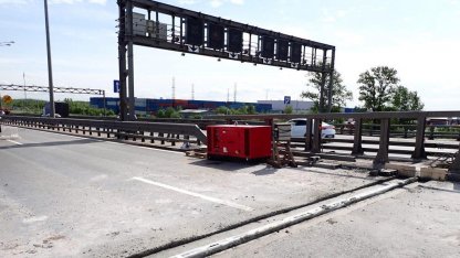 дорожные работы на КАД