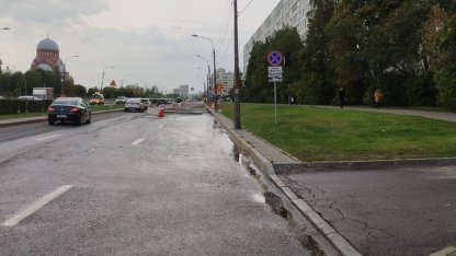 последствия прорыва на Луначарского