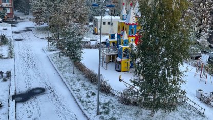 снег в петербурге