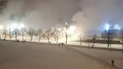 Пражскую окутало паром