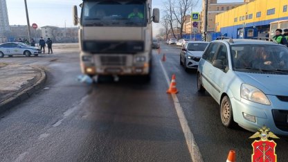 Фура сбила велосипедиста