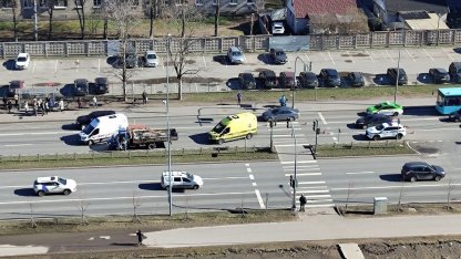Авария с самокатчиком