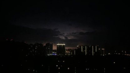 Гроза, ночь, петербург