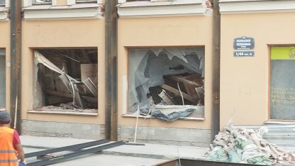 Обрушение в доме на Петроградской