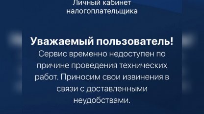 сбой фнс