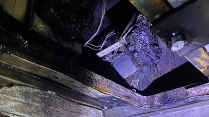 Пожар в поезде