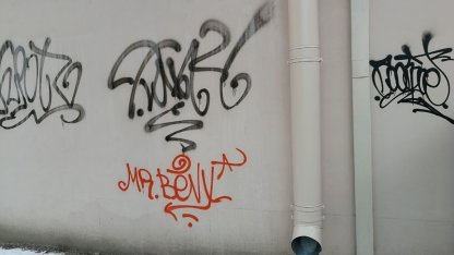 вандалы разрисовали дом