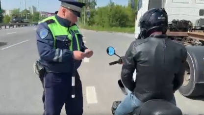Проверяли мотоциклистов