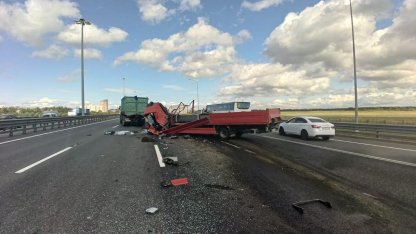 Погиб водитель грузовика