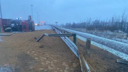 Авария на КАД в Буграх