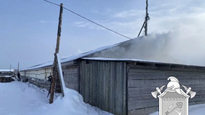 пожар в коровнике