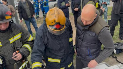 Горит торговый центр