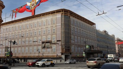 Ремонт фасадов на Невском