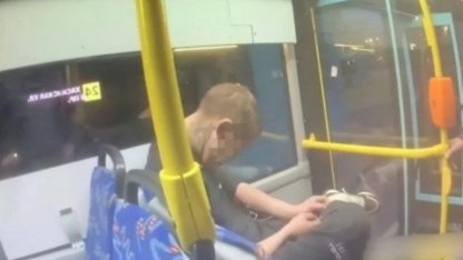 пассажир заснул в автобусе