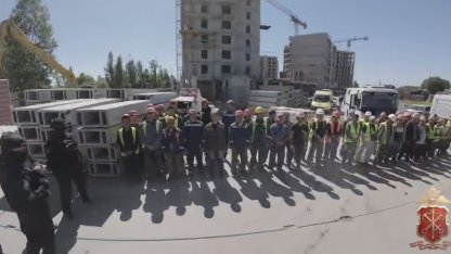 Рейд на стройке в Пушкинском районе