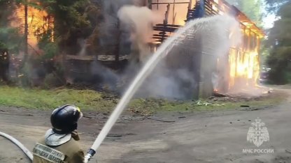 Пожар в Сярьгах