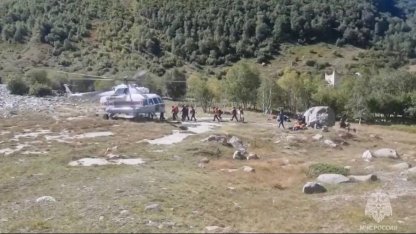 Спасательная операция в горах Кабардино-Балкарии