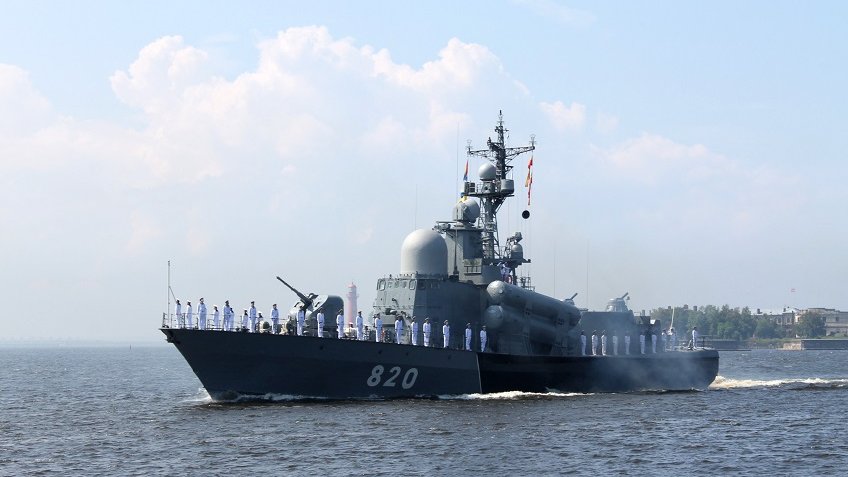 репетиция парада ВМФ