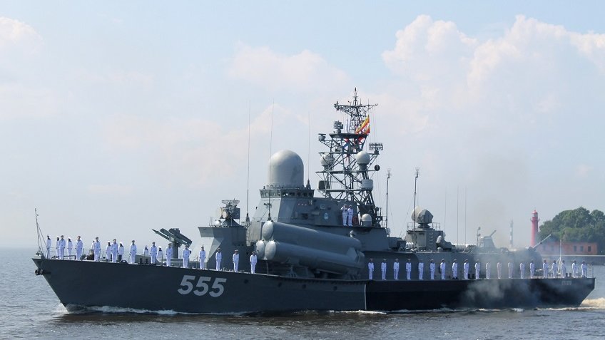 репетиция парада ВМФ