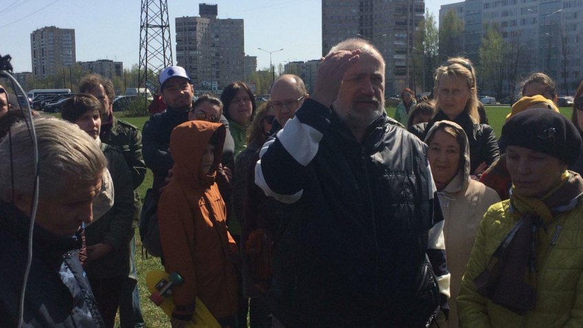 Акция в защиту Муринского парка, 28 апреля