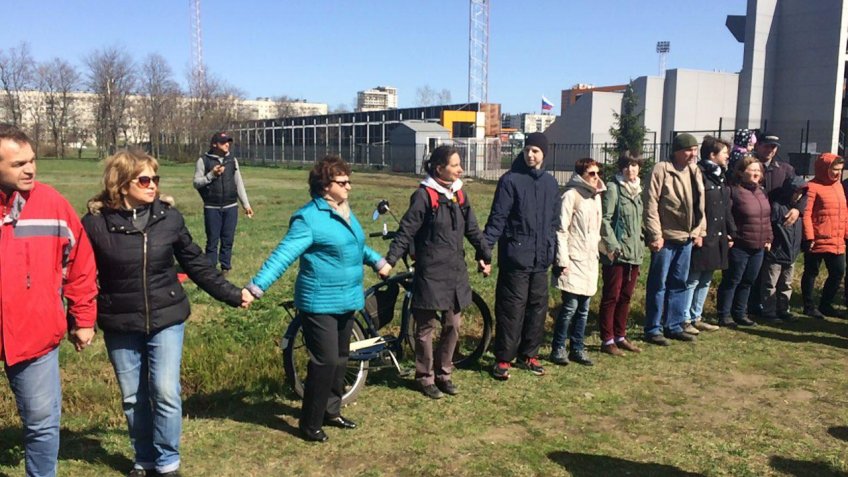 Акция в защиту Муринского парка, 28 апреля