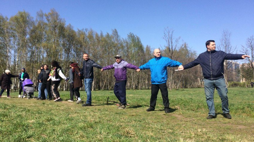 Акция в защиту Муринского парка, 28 апреля