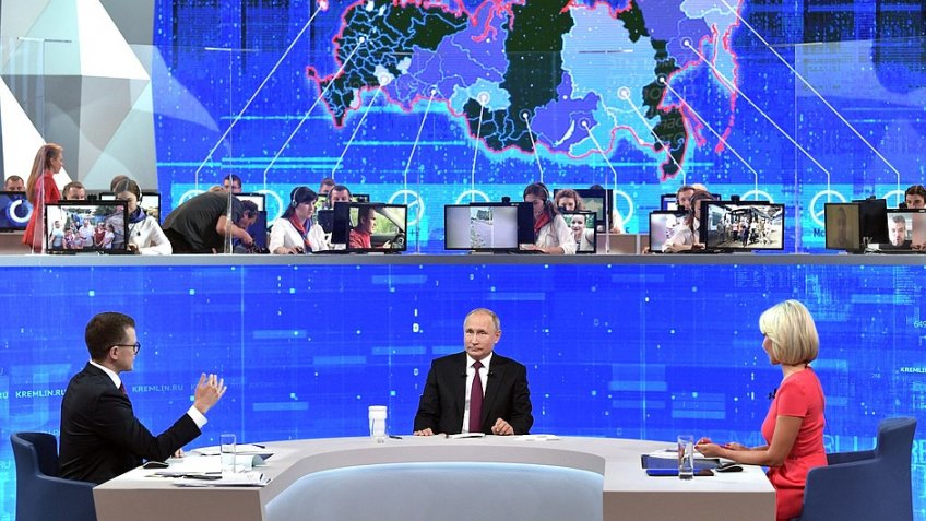 прямая линия путин