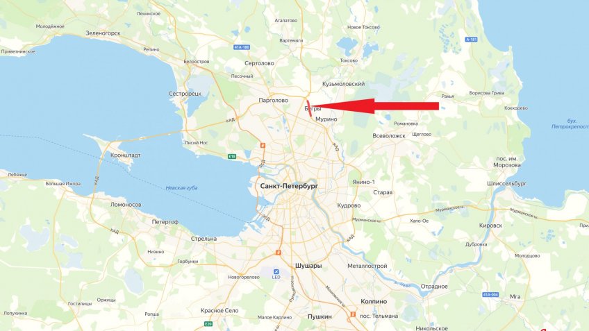 В Северной столице ремонт ограничит движение на магистрали. 