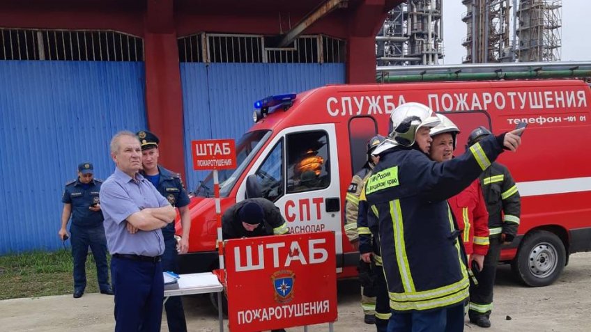 пожар в краснодаре