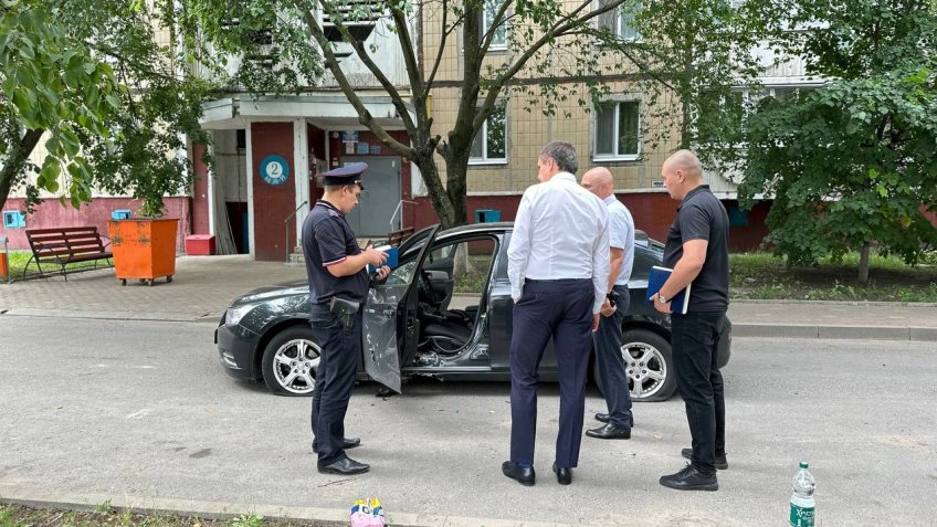 Взорвался автомобиль