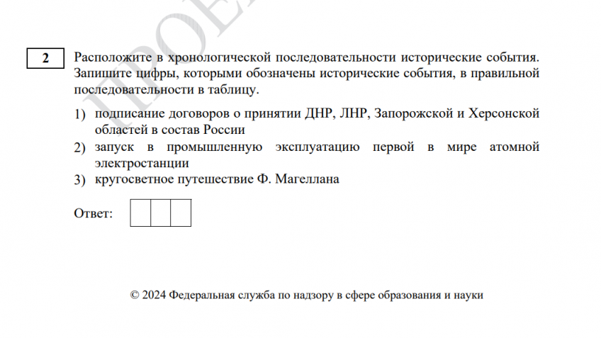 ЕГЭ СВО