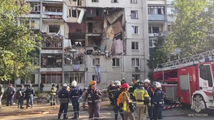Взрыв в жилом доме