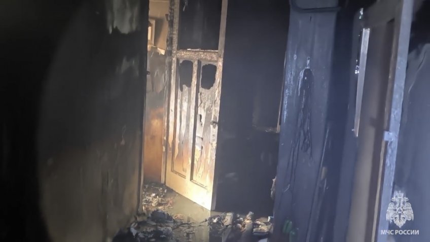 Пожар на Большой Зелениной